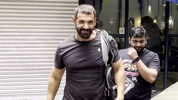 Handsome Hunk! John Abraham gets clicked post workout sessions
