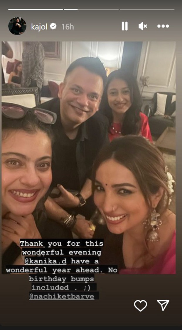 Kanika Dhillon gets showered with love from Kajol and Kriti Sanon for her birthday