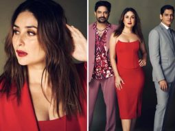 Kareena Kapoor in red corseted mini dress is giving a trendy spin to monochrome fashion