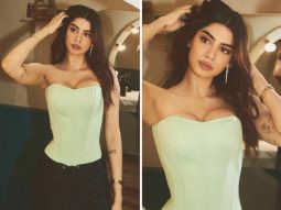 Khushi Kapoor glams up in smart casuals featuring a corset top and cargo pants for Myntra FWD event