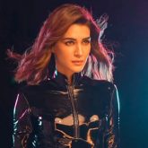 Kriti Sanon stuns in a black latex fit; watch