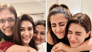 Inside Kriti Sanon’s joyful celebration following her Best Actress win for Mimi; see pictures