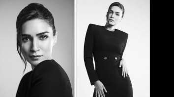 Kriti Sanon served a new sassy look in Versace LBD and we are floored