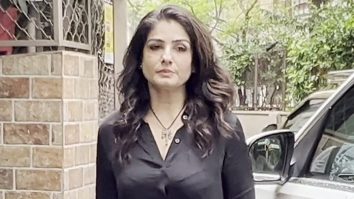 Lady in Black! Raveena Tandon gets clicked by paps