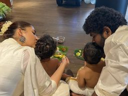 Nayanthara and Vignesh Shivan share beautiful photos of their ‘first’ Onam celebration with their twins