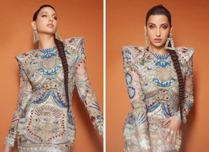 Nora Fatehi Turn Heads In Casual Yet Chic Style Outfit Teamed Up