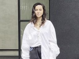Oversized is the new vibe and Shibani Dandekar proves it