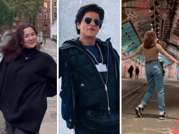 Pakistani actress Hania Aamir fangirls over Shah Rukh Khan, recreates his signature arm pose in London, watch video