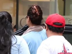 Paps capture a glimpse of Kajol at a clinic in the city