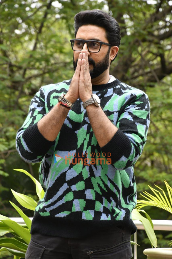 photos abhishek bachchan and saiyami kher snapped promoting their film ghoomer 1
