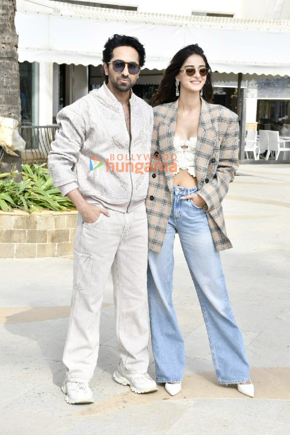 photos ayushmann khurrana ananya panday and manjot singh spotted during dream girl 2 promotions 2