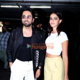 Photos: Ayushmann Khurrana, Ananya Panday and others snapped at the airport