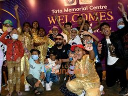 Photos: Badshah snapped at Tata Memorial Hospital for a special performance