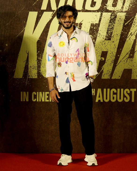 Photos Dulquer Salmaan and others attend the trailer and song launch of his film King Of Kotha (2)