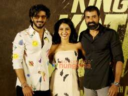 Photos: Dulquer Salmaan and others attend the trailer and song launch of his film King Of Kotha