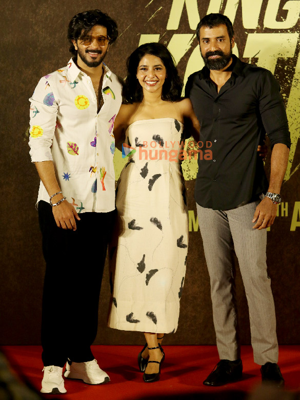 Photos: Dulquer Salmaan and others attend the trailer and song launch of his film King Of Kotha