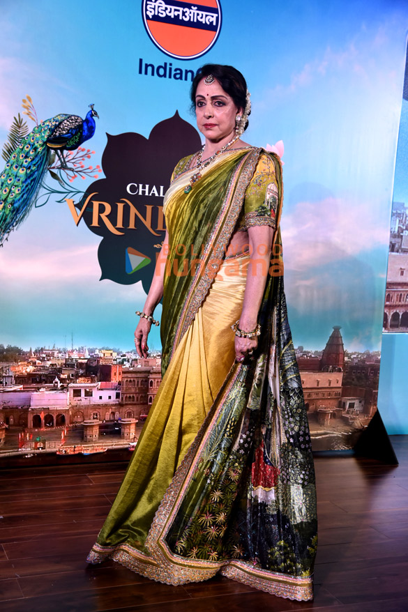 Photos: Hema Malini snapped at book launch and Vrindavan fashion show held in New Delhi
