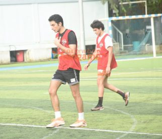 Photos: Ibrahim Ali Khan, Arhaan Khan, Ahan Shetty and others snapped during a football match