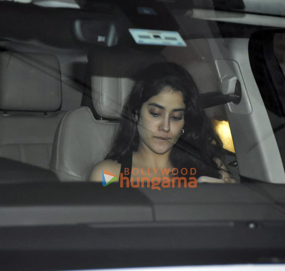 photos janhvi kapoor sara ali khan and karan johar snapped at manish malhotras house in bandra 6