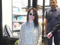 Photos: Kangana Ranaut snapped at a salon in Bandra