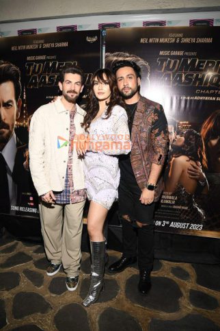 Photos: Neil Nitin Mukesh, Shreya Sharma, Adhyayan Suman and others snapped at the launch of the music video ‘Tu Meri Aashiqui Chapter 1’
