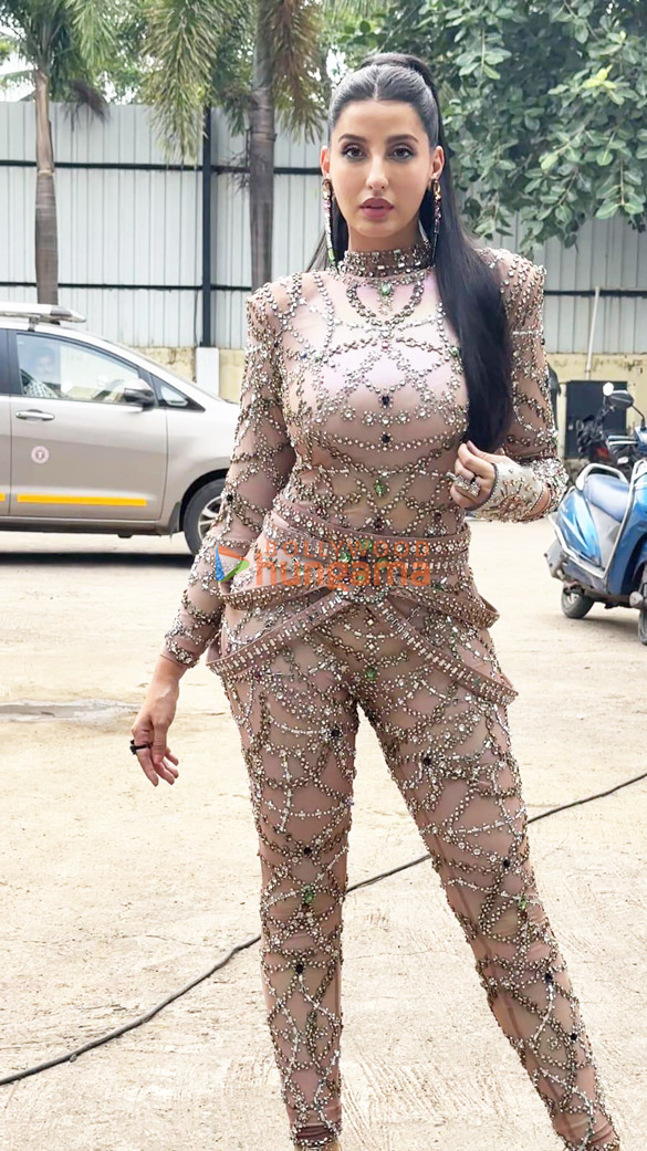 photos nora fatehi snapped on the sets of hip hop india 1