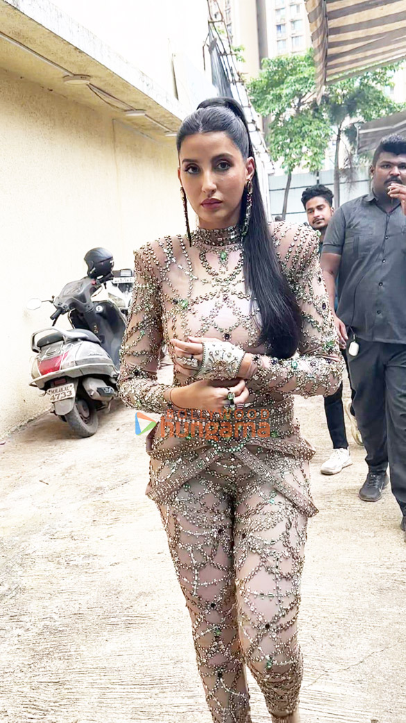photos nora fatehi snapped on the sets of hip hop india 3