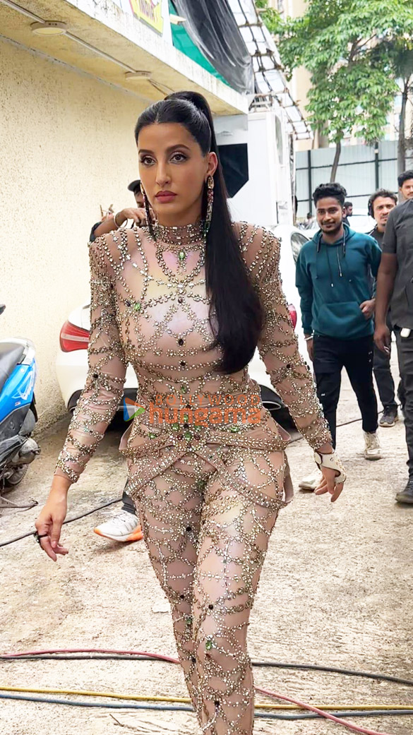 photos nora fatehi snapped on the sets of hip hop india 4