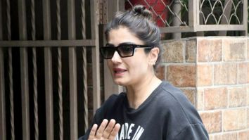 Photos: Raveena Tandon snapped outside a dubbing studio