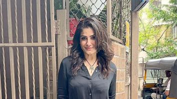 Photos: Raveena Tandon snapped outside a dubbing studio in Bandra