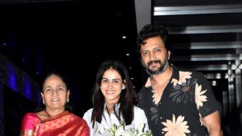 Photos: Riteish Deshmukh and family snapped at Hakkasan in Bandra for Genelia D’Souza’s birthday celebrations