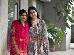 Photos: Sara Ali Khan, Soha Ali Khan and Saba Ali Khan snapped at Kareena Kapoor Khan’s house in Bandra
