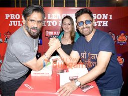 Photos: Suniel Shetty, Preeti Jhangiani and Parvin Dabas attend the Pro Panja League press meet and greet