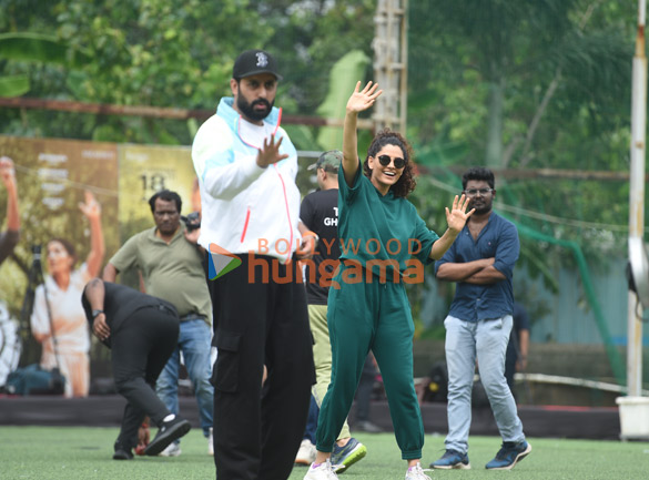 Photos: Team of Ghoomer organizes a cricket match with cast and crew Photos: Team of Ghoomer organizes a cricket match with cast and crew