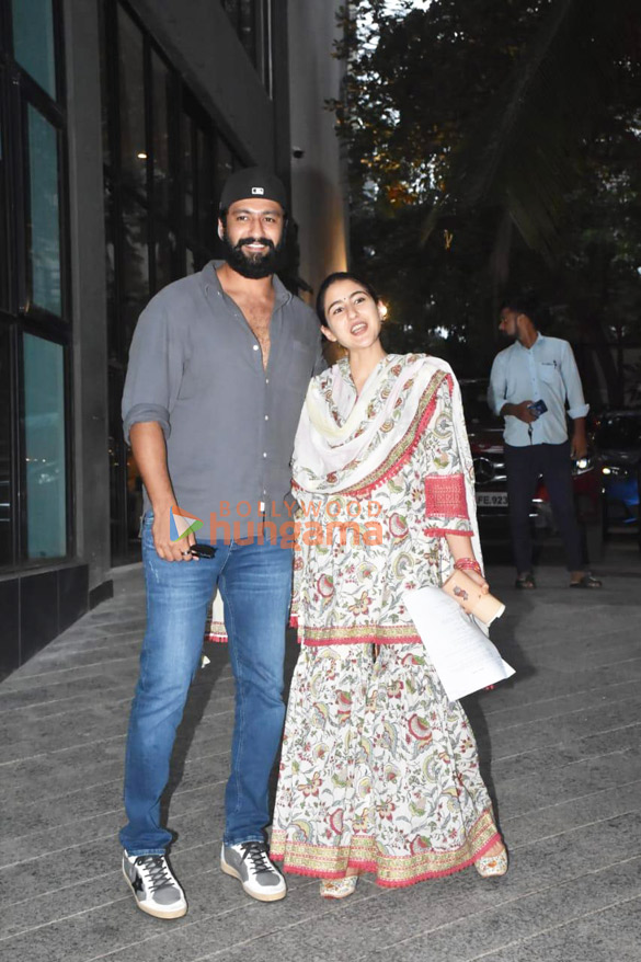 photos vicky kaushal and sara ali khan snapped outside maddock films office 2
