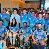 Saiyami Kher and BCCI host a special screening of Ghoomer for the disabled paraplegic cricketers of the DCCI - An arm of BCCI