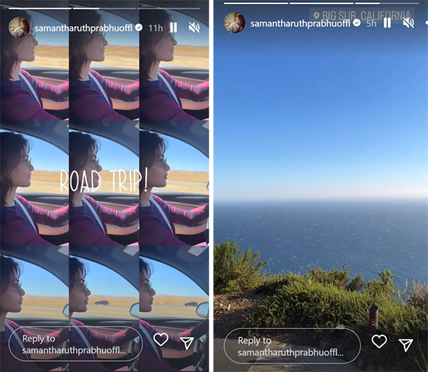 Samantha Ruth Prabhu embraces break with enthusiastic road trip across California