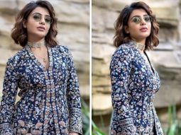 Samantha Ruth Prabhu exudes ethnic charm in a dazzling floral Anita Dongre gharara outfit that costs Rs.2.40 lakh