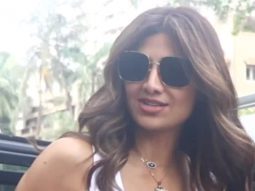 Shilpa Shetty has a fun conversation with paps as she gets clicked in the city