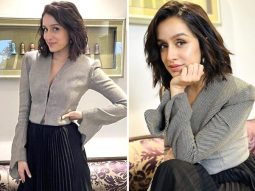 Shraddha Kapoor sways through style with a pleated perfection in black pleated skirt and buttoned top