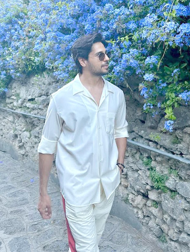 Sidharth Malhotra keeps it casual in Italy in white shirt and trousers