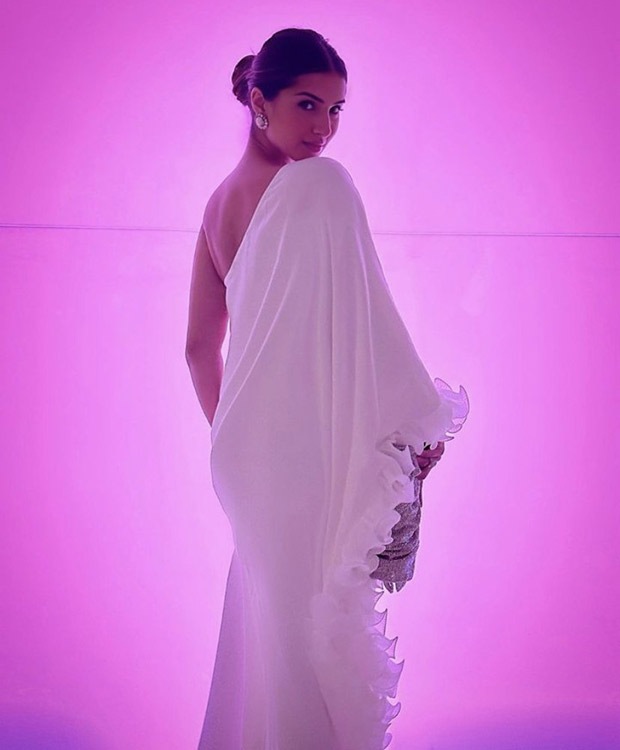 Tara Sutaria in a white toga dress is taking over Dubai in style