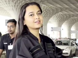 Tejasswi Prakash gets clicked by paps at the airport