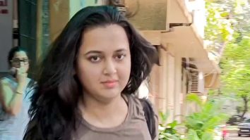 Tejasswi Prakash smiles as she gets clicked in the city