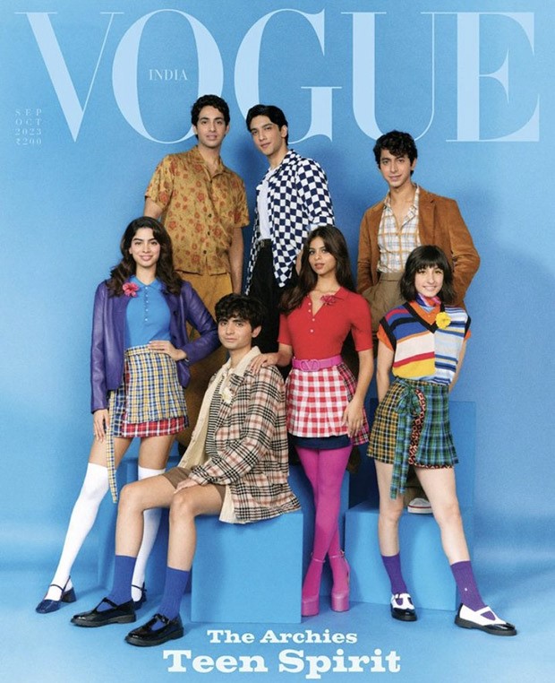 The Archies: Suhana Khan, Agastya Nanda, Khushi Kapoor & the gang revives the swinging 60s vibe for the cover of Vogue India
