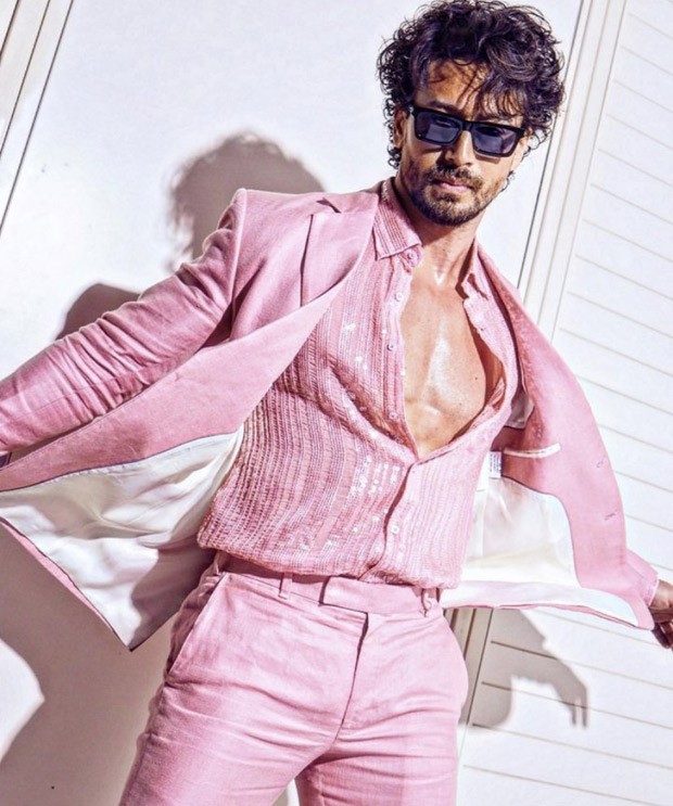 Tiger Shroff gives a fierce twist to the Barbie trend as he rocks a pink pantsuit