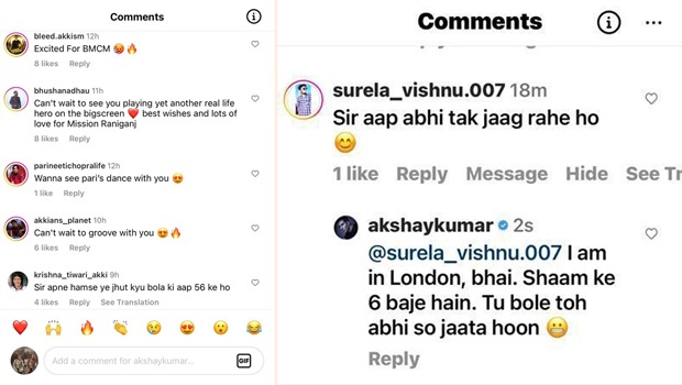 Akshay Kumar shares fun banter with fan ahead of Mission Raniganj release