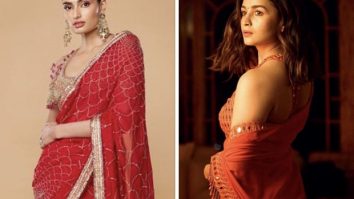 Alia Bhatt and Athiya Shetty grace Ambani’s Ganesh Chaturthi celebrations in ravishing red sarees