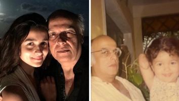 Alia Bhatt shares heartwarming pictures on father Mahesh Bhatt’s 75th birthday; says, “love you papa”