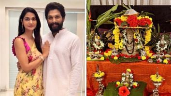 Allu Arjun’s festive spirit shines bright as he shares glimpse of Ganesh Chaturthi celebration with wife Sneha!